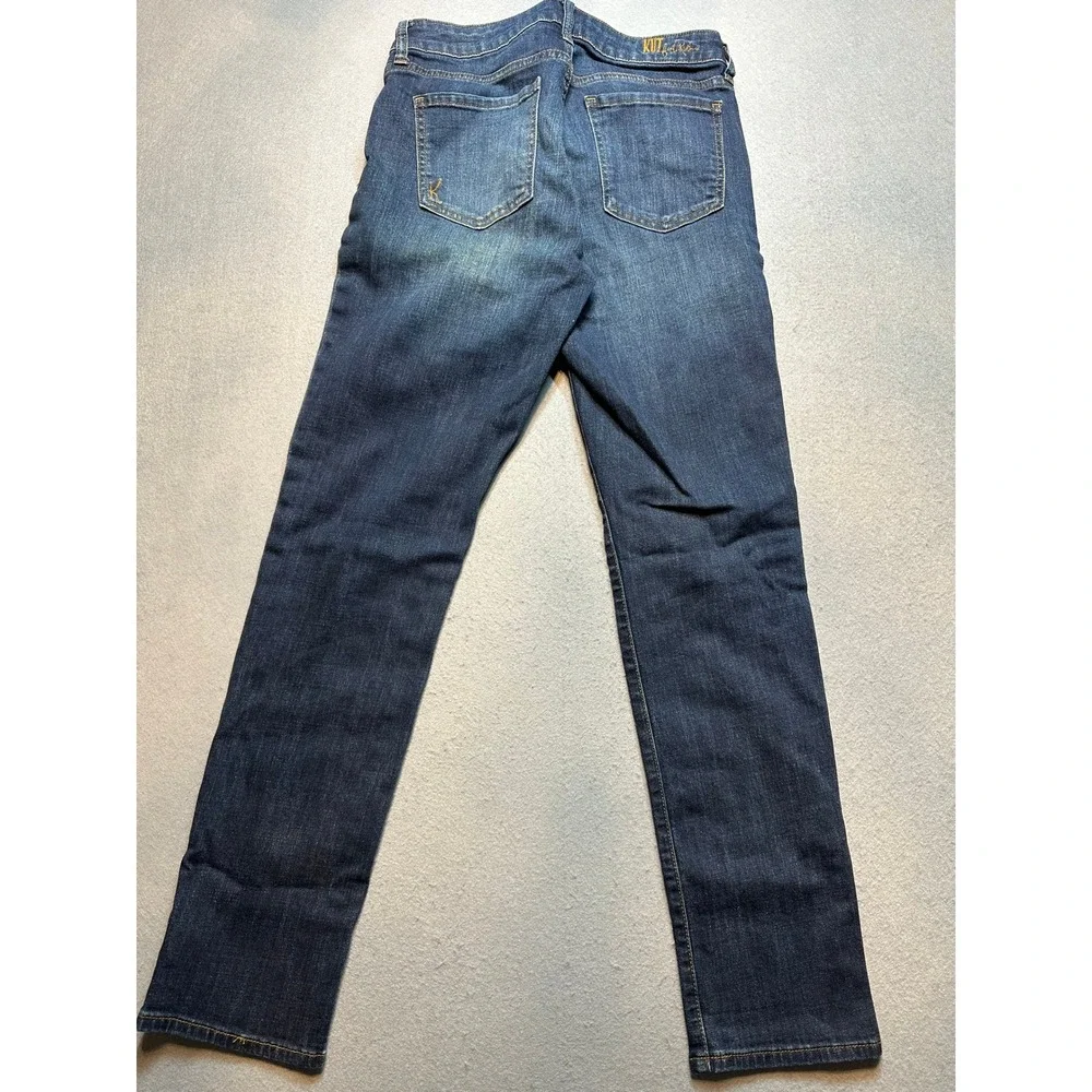 Kut from the Kloth Katy Boyfriend Jeans Dark Wash Blue Denim Size 4 - 125